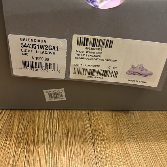 Balenciaga Lilac Men's Sneakers - Picture 7 of 7